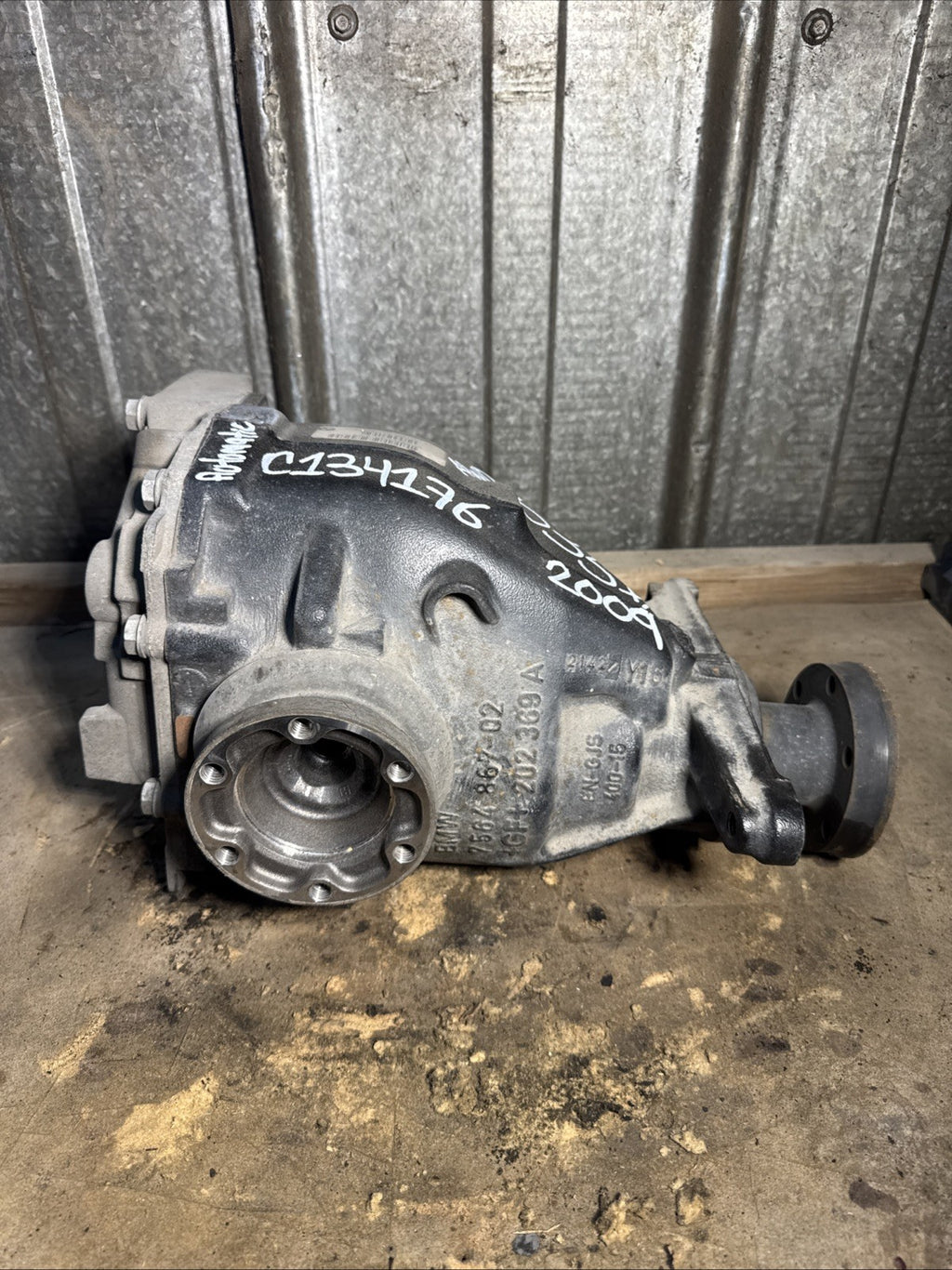 BMW REAR DIFFERENTIAL E60 535XI AUTOMATIC SERIES  FINAL DRIVE 3.46 7560882
