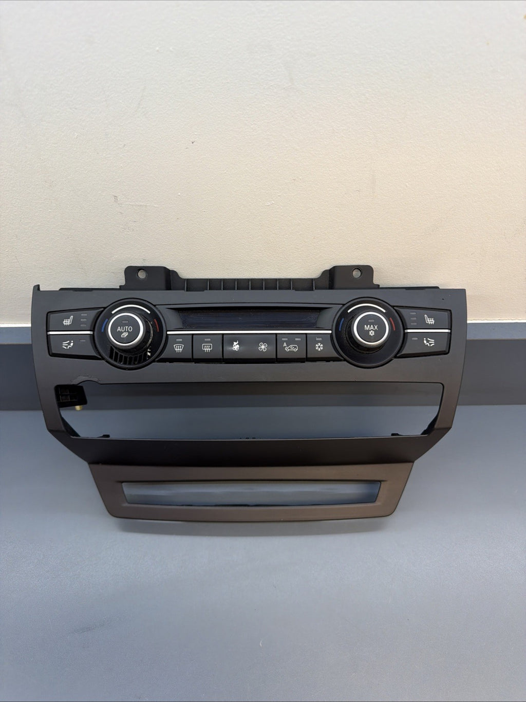 07-13 BMW E70 X5M X6 AC Heat Temperature Control Panel W/ TRIM OEM 9234335