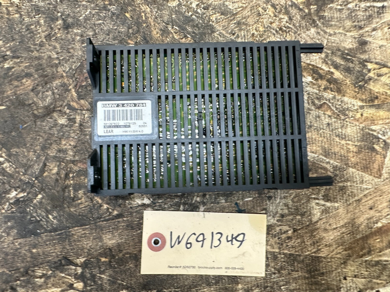 BMW 2003-2006 E83 X3 PRE LCI FOOTWELL LIGHTING CONTROL MODULE OEM 3420784