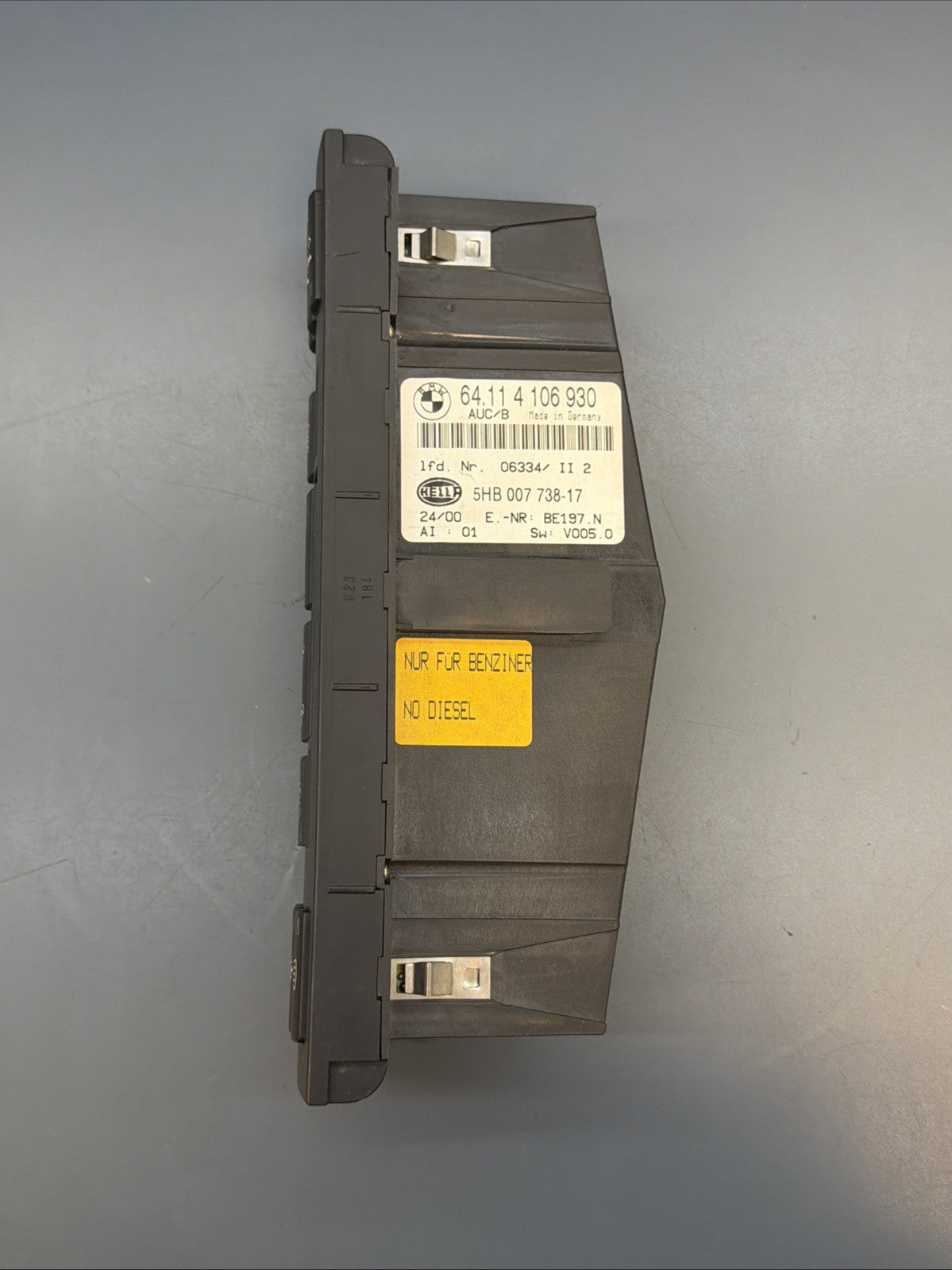 00-06 BMW E46 3 SERIES CLIMATE TEMPERATURE CONTROL UNIT A/C HEAT OEM 4106930