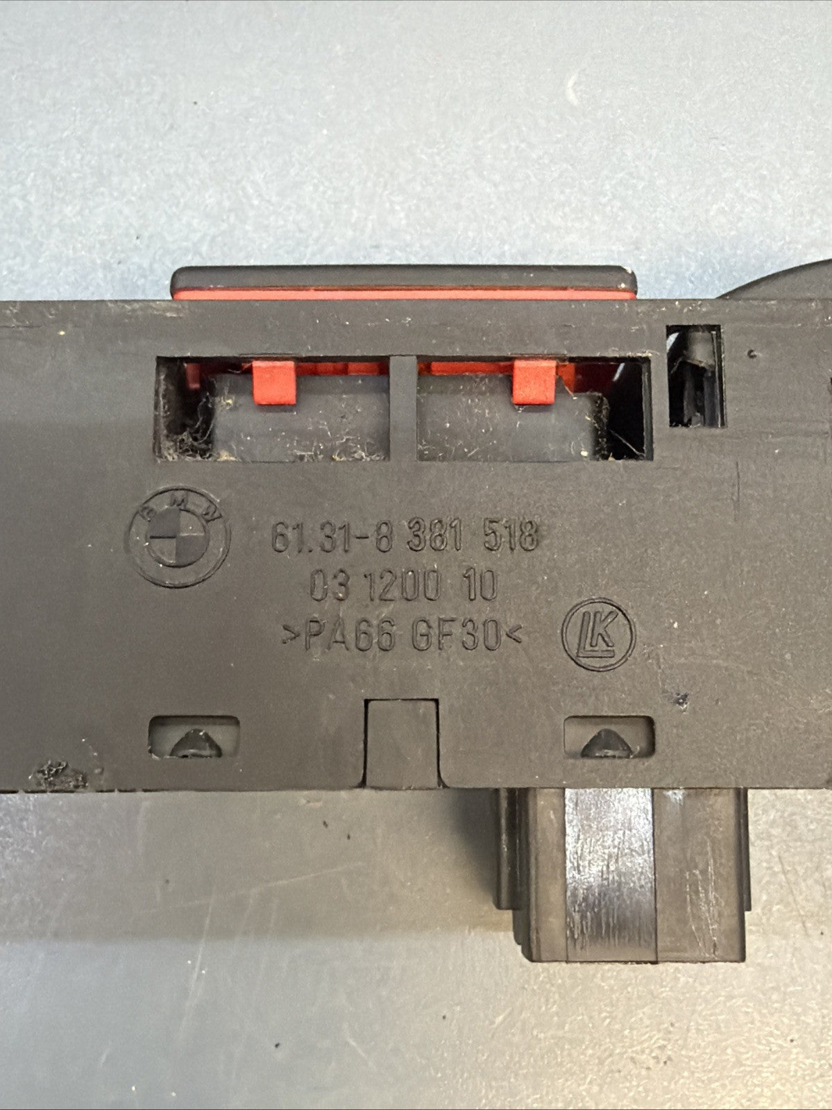 BMW E46 SEDAN WINDOW LIFTER LOCK SWITCH FRONT DRIVER SIDE BUTTON OEM 8381518