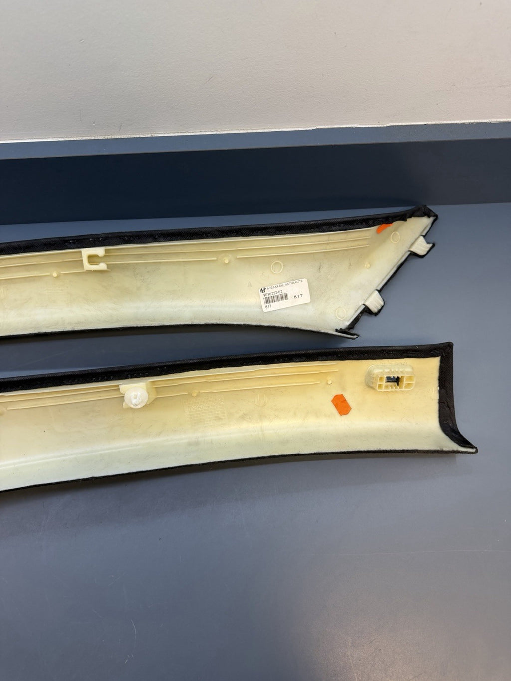 BMW E90 335xi Series 4dr Front Left & Right A Pillar Cloth Trim 7058332 7058331
