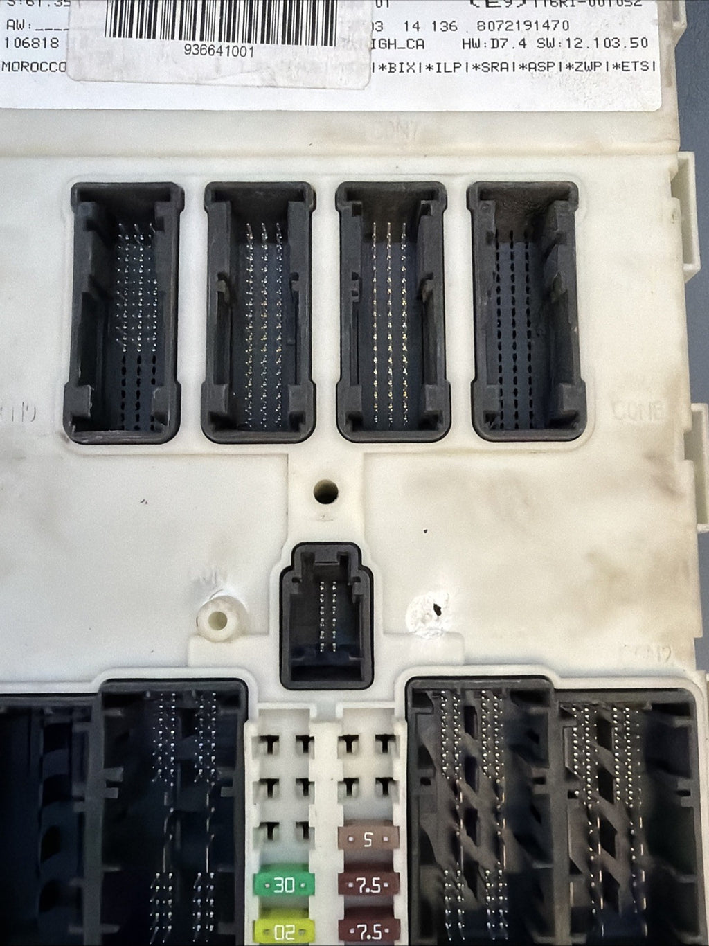 2012 - 2016 BMW 335i F30 Body Control Module BCM BCU 936641001 OEM 