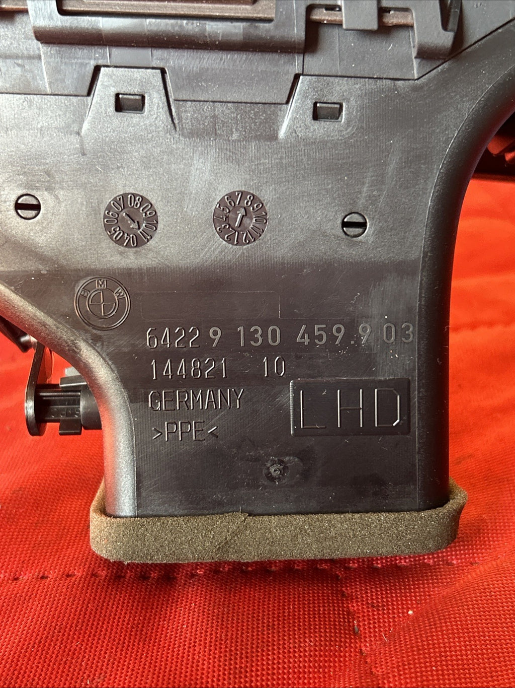 06-13 OEM BMW E90 E92 E93 335 328 M3 Left Driver Side Dashboard Air Vent 9130459