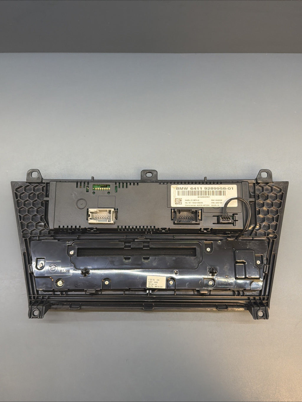11-17 BMW F25 X3 Dashboard Temperature Climate Control Heated Panel 9289958