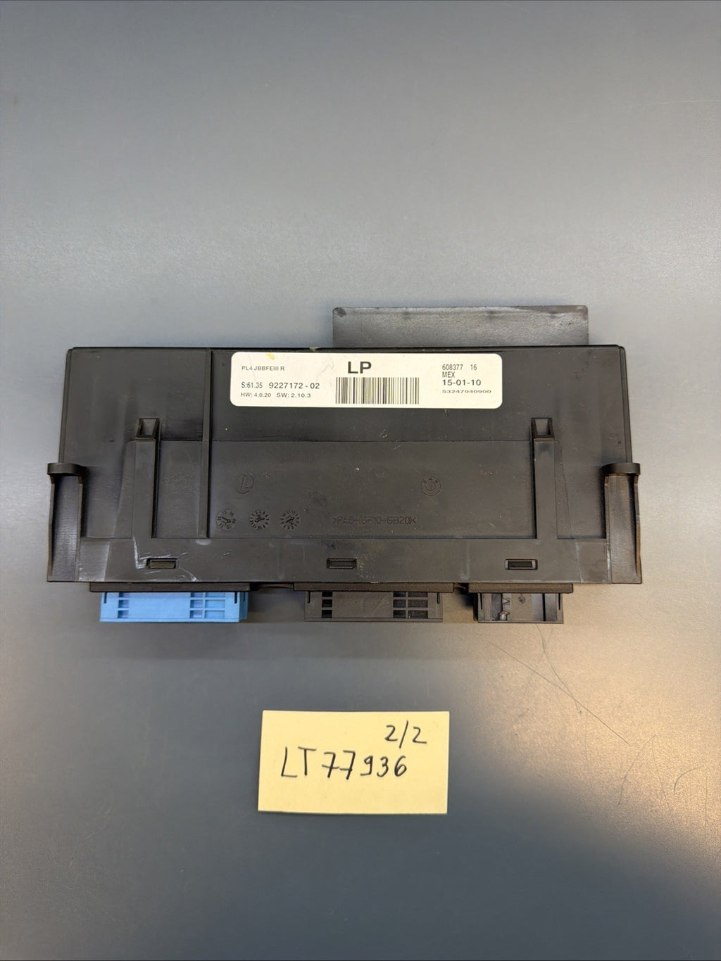 09-13 BMW E70 E71 X5 X6 BCM Electronics Junction Body Control Unit 9227172 OEM