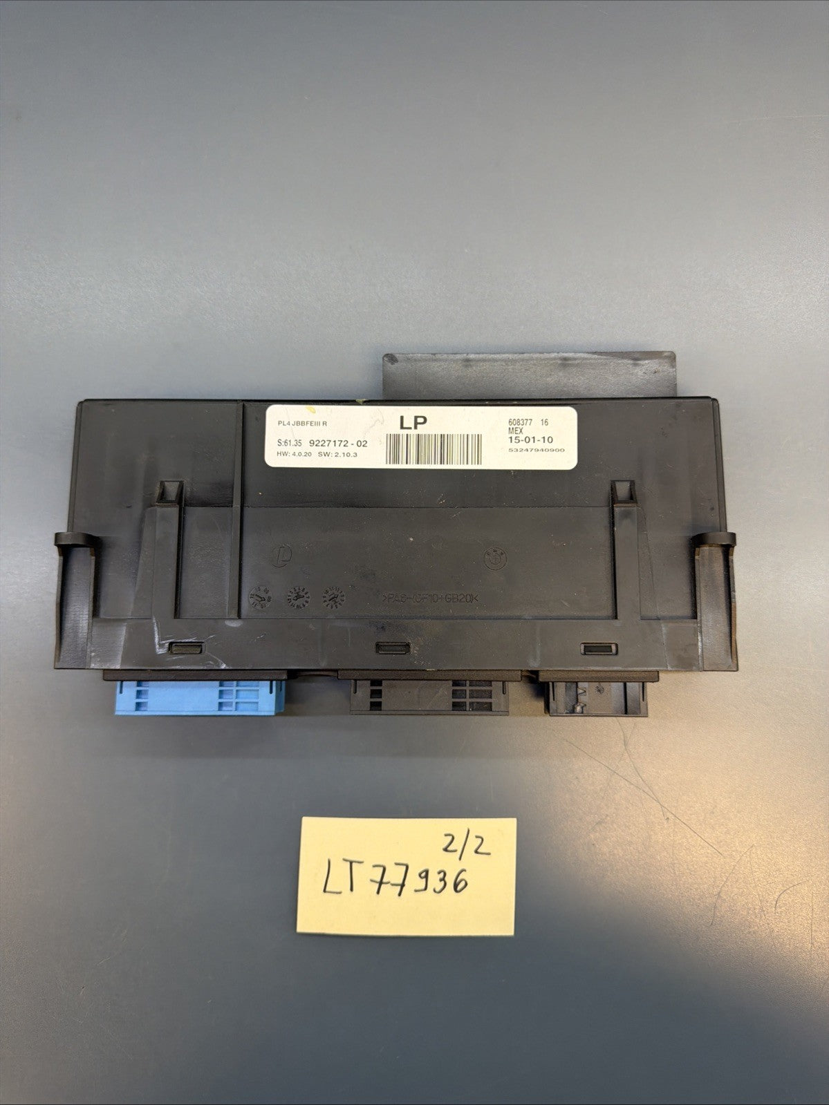 09-13 BMW E70 E71 X5 X6 BCM Electronics Junction Body Control Unit 9227172 OEM