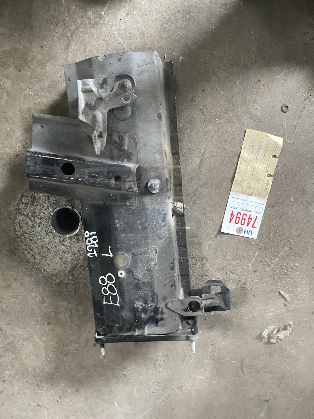 07-11 BMW E82 E88 128 135 Front Left Frame Rail Apron SECTION OEM