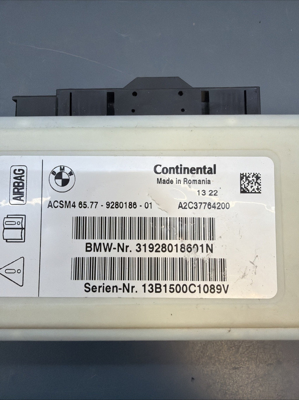 BMW 2 3 4 5 6 7 X3 X4 X5 X6 series ECU Computer Control Module 9280186 USED OEM
