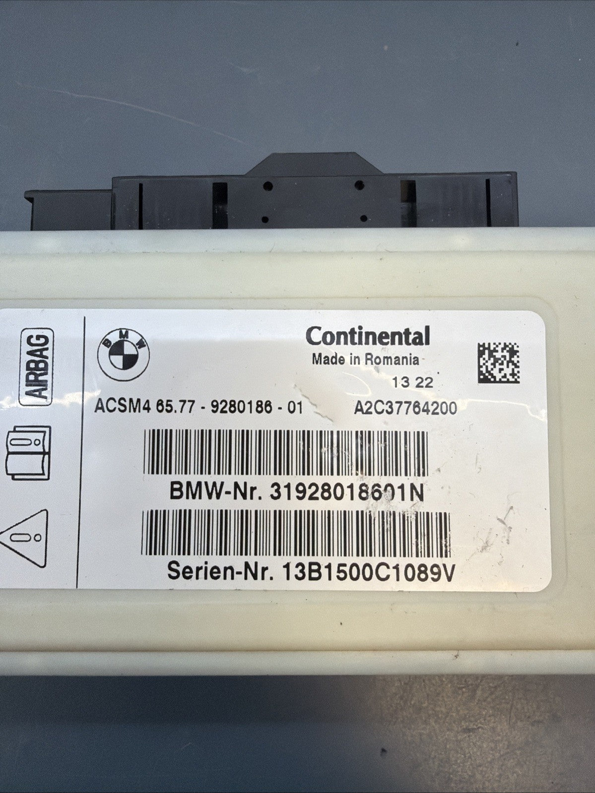 BMW 2 3 4 5 6 7 X3 X4 X5 X6 series ECU Computer Control Module 9280186 USED OEM
