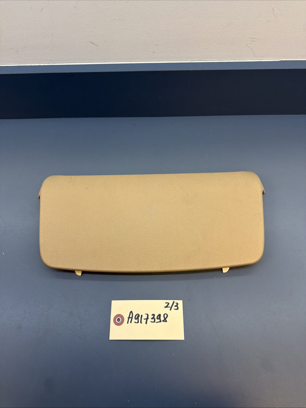 BMW 3 Series E90 Rear Headliner Cover Trim Piece Beige Cloth 7074962