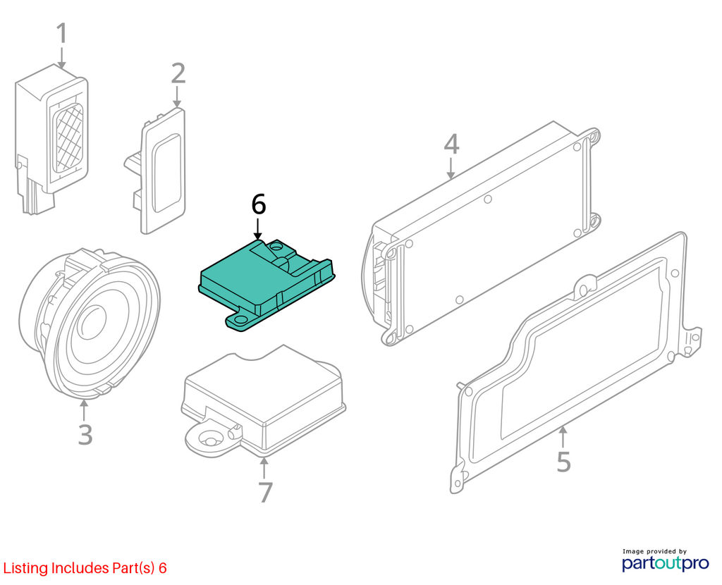 09-11 BMW E90 E91 E92 E93 3-SERIES BLUETOOTH ANTENNA MODULE 6928461 OEM