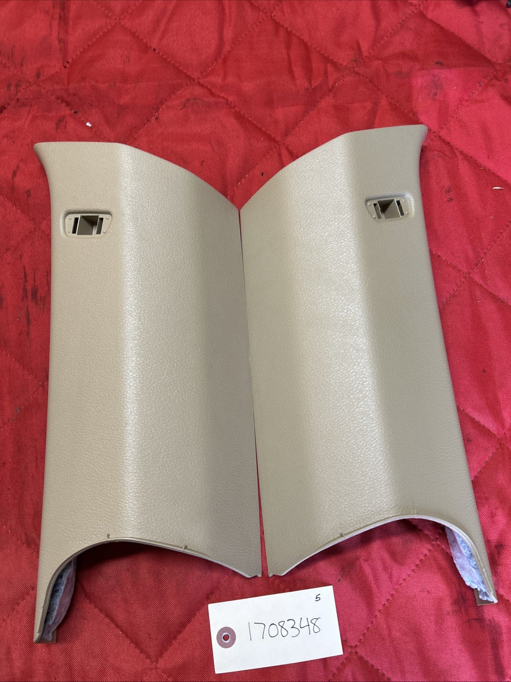 11–17 BMW X3 F25 Rear Left & Right Upper C-Pillar Trim 9169309 9169310 BEIGE