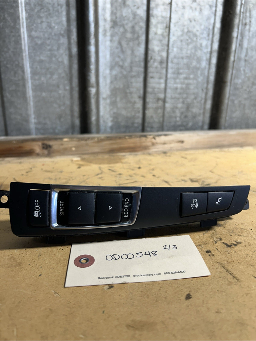 2011-2017 BMW X3 F25 Sport Parking Traction Eco Controls Switch OEM 9240295
