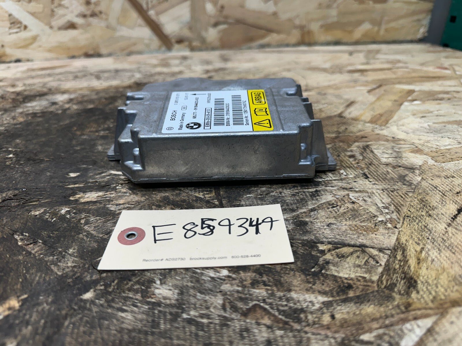 BMW 2006-2013 E90 SAFTEY SRS CRASH SENSOR/CONTROL MODULE OEM 9184433