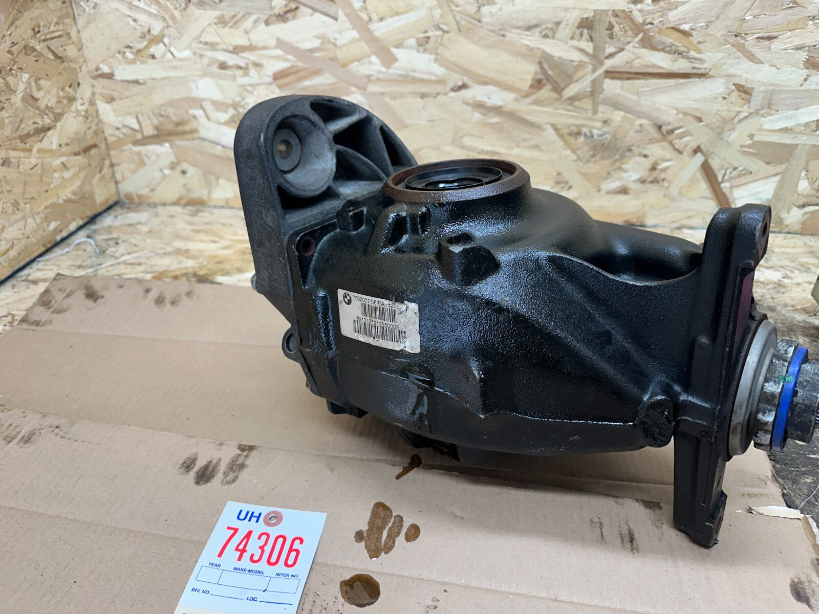 BMW F25 X3 35iX REAR DIFFERENTIAL FINAL 3.38 DRIVE OEM 7592007