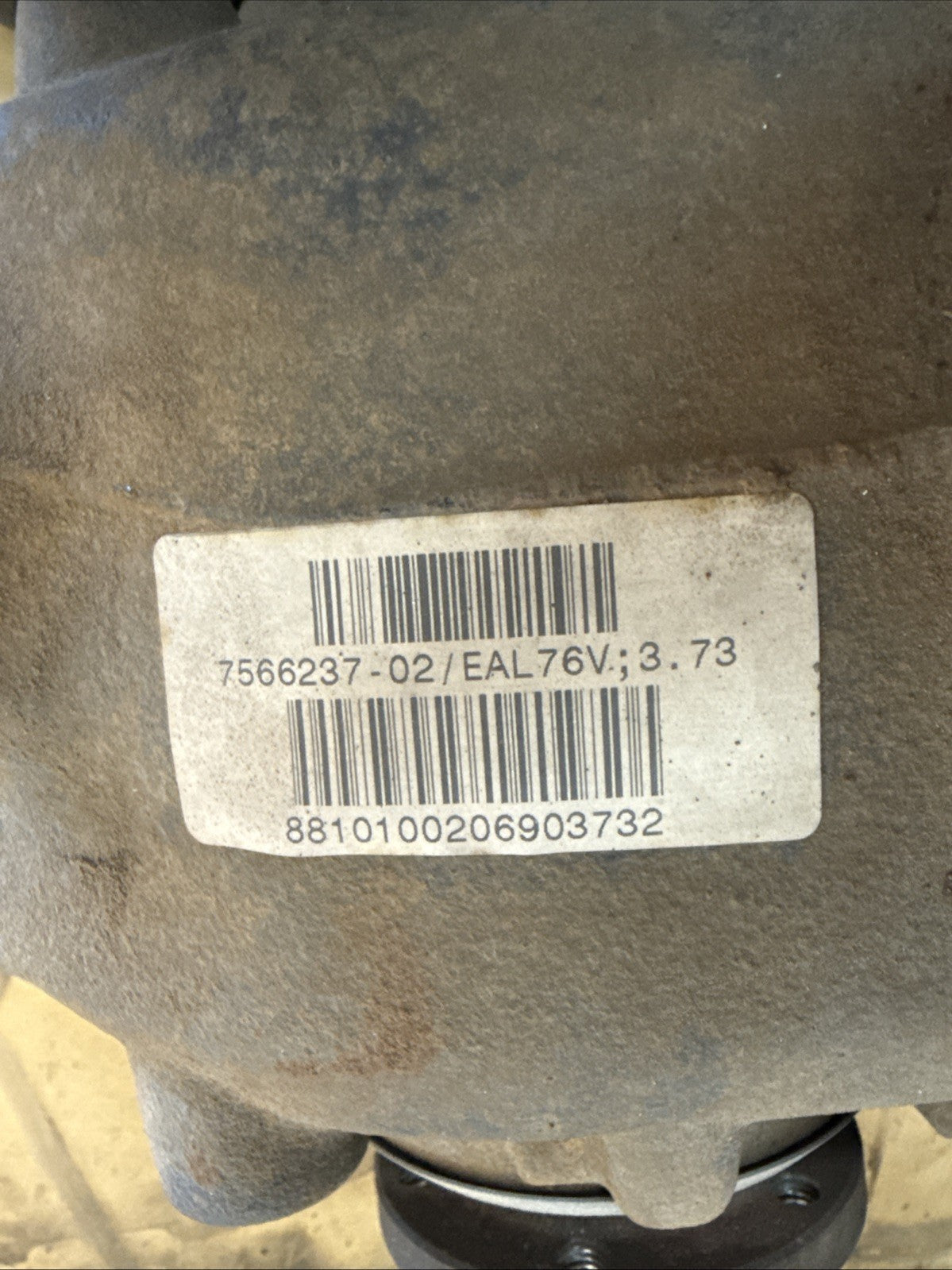BMW REAR DIFFERENTIAL E90 328I SERIES FINAL DRIVE 3.73 7566237