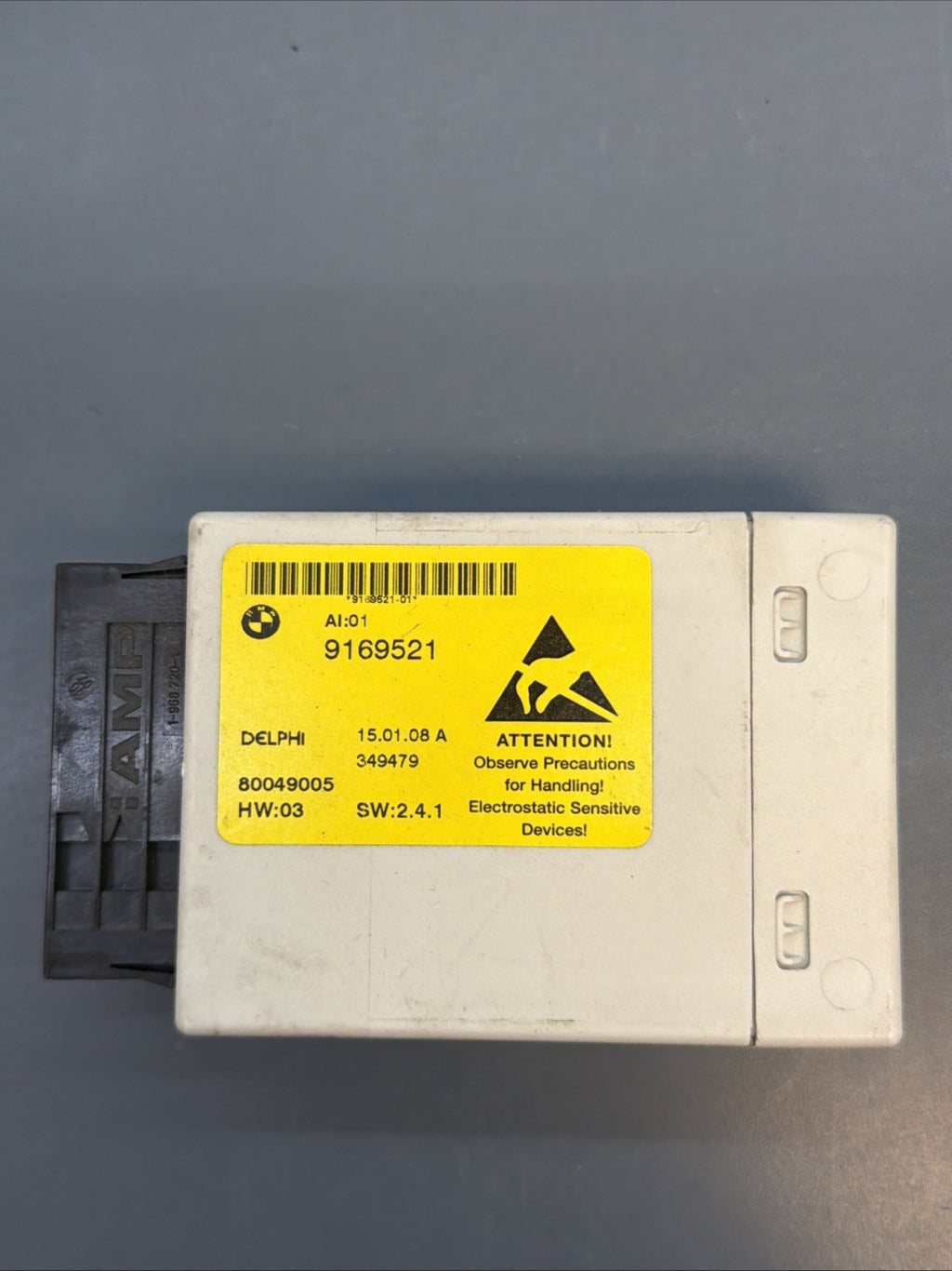 BMW 05-10 E60/E61 CENTER CONSOLE iDrive/ECU SWITCH CONTROL MODULE OEM 9169521