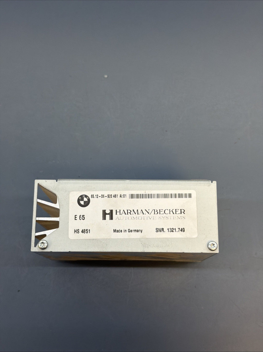  04-10 BMW E60 525i 530i Harman Becker Premium Audio Amplifier Unit 6920461 OEM