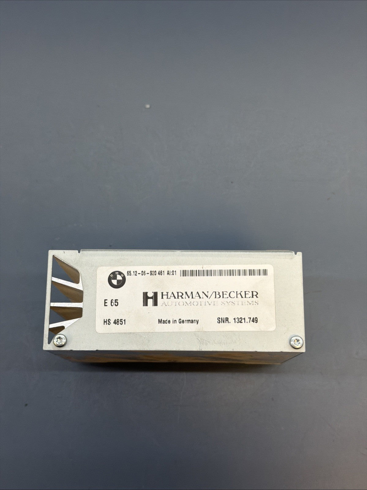 04-10 BMW E60 525i 530i Harman Becker Premium Audio Amplifier Unit 6920461 OEM