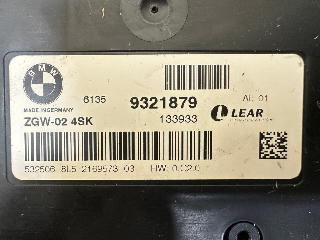 BMW 13-17 F10 5 SERIES LCI BODY CENTRAL GATEWAY CONTROL MODULE OEM 9321879