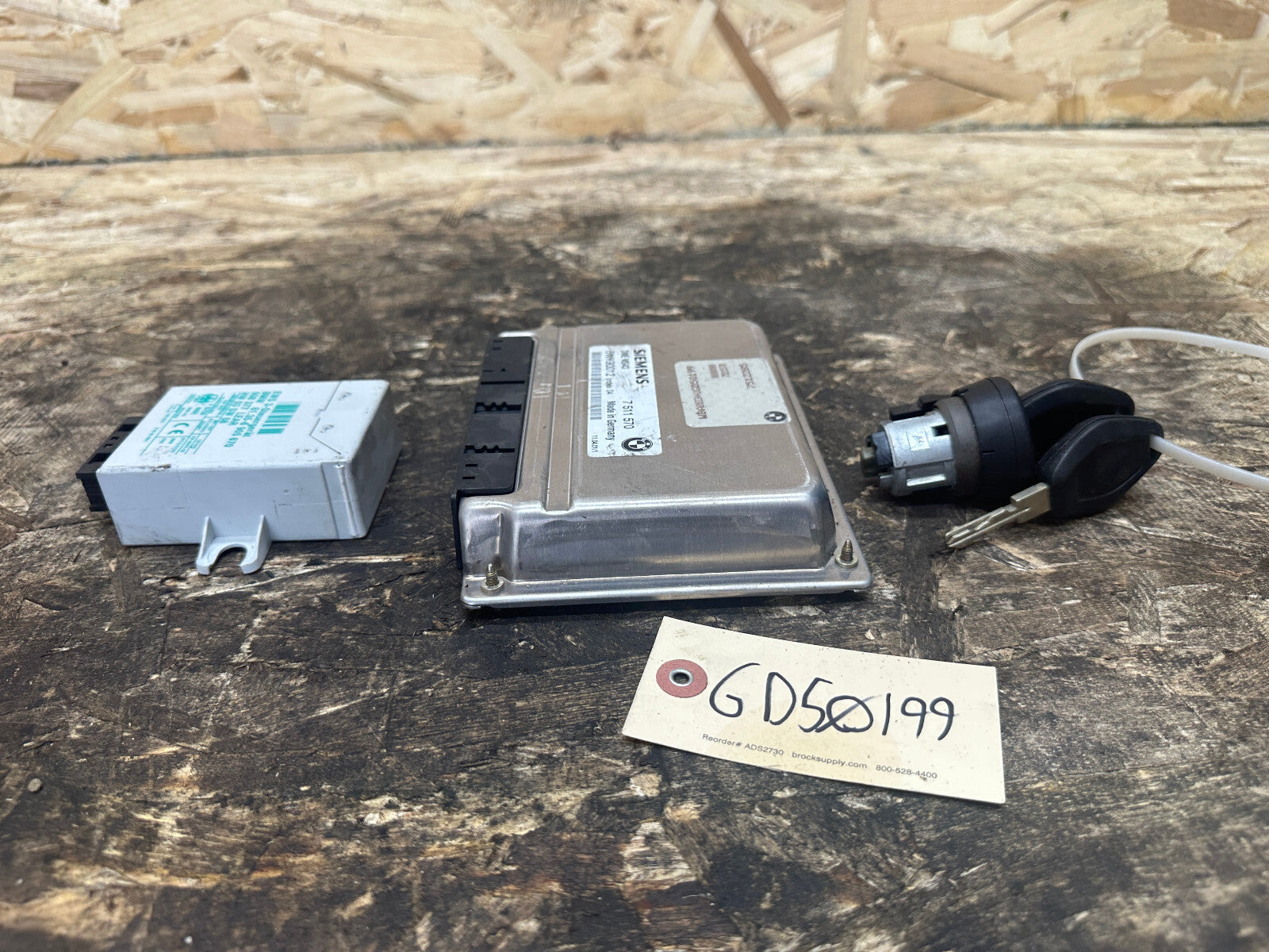 BMW 99-06 3 5 SERIES X5 Z3 M54 ENGINE ECU+CAS+KEY VIN MATCH SET OEM 7511570 MS43