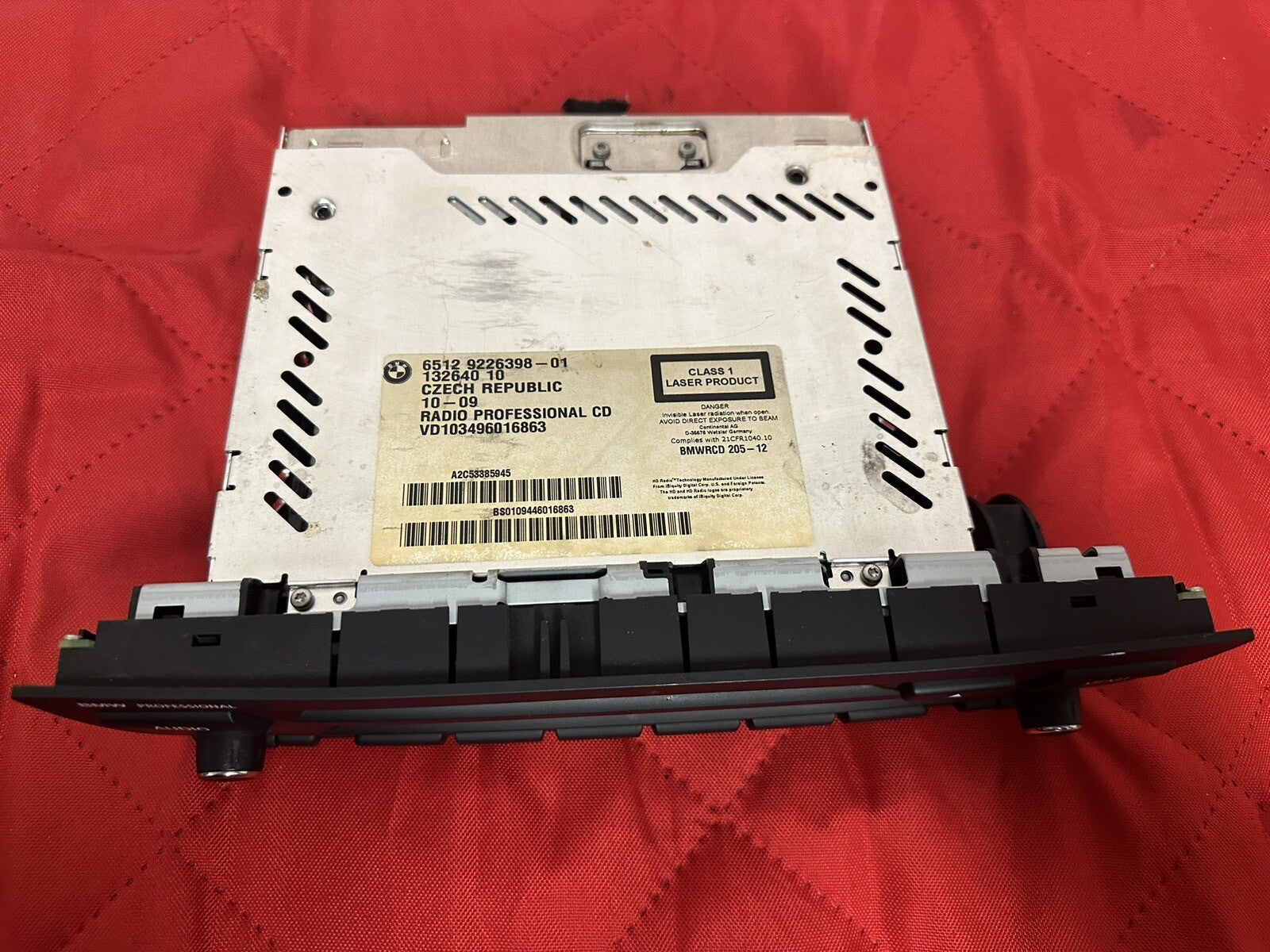 06-12 BMW 328 323 335 3 SERIES PROFESSIONAL RADIO CD DISC PLAYER OEM 9226398