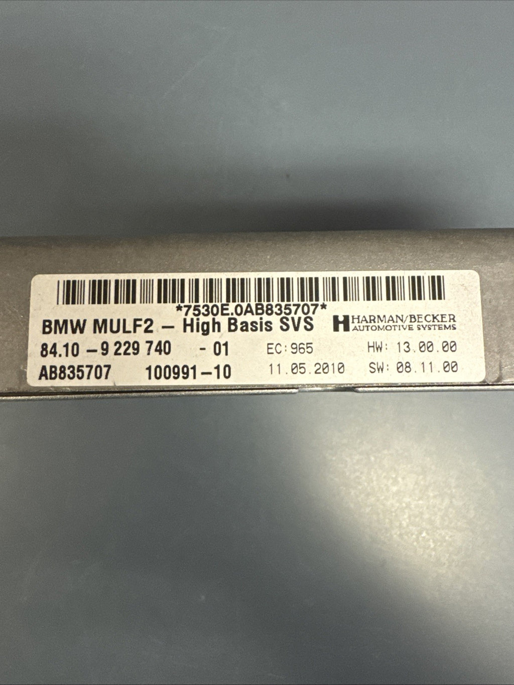 BMW 1 3 5 E60 E70 E81 E90 F01 F10 Bluetooth Control Module High MULF2 9229740