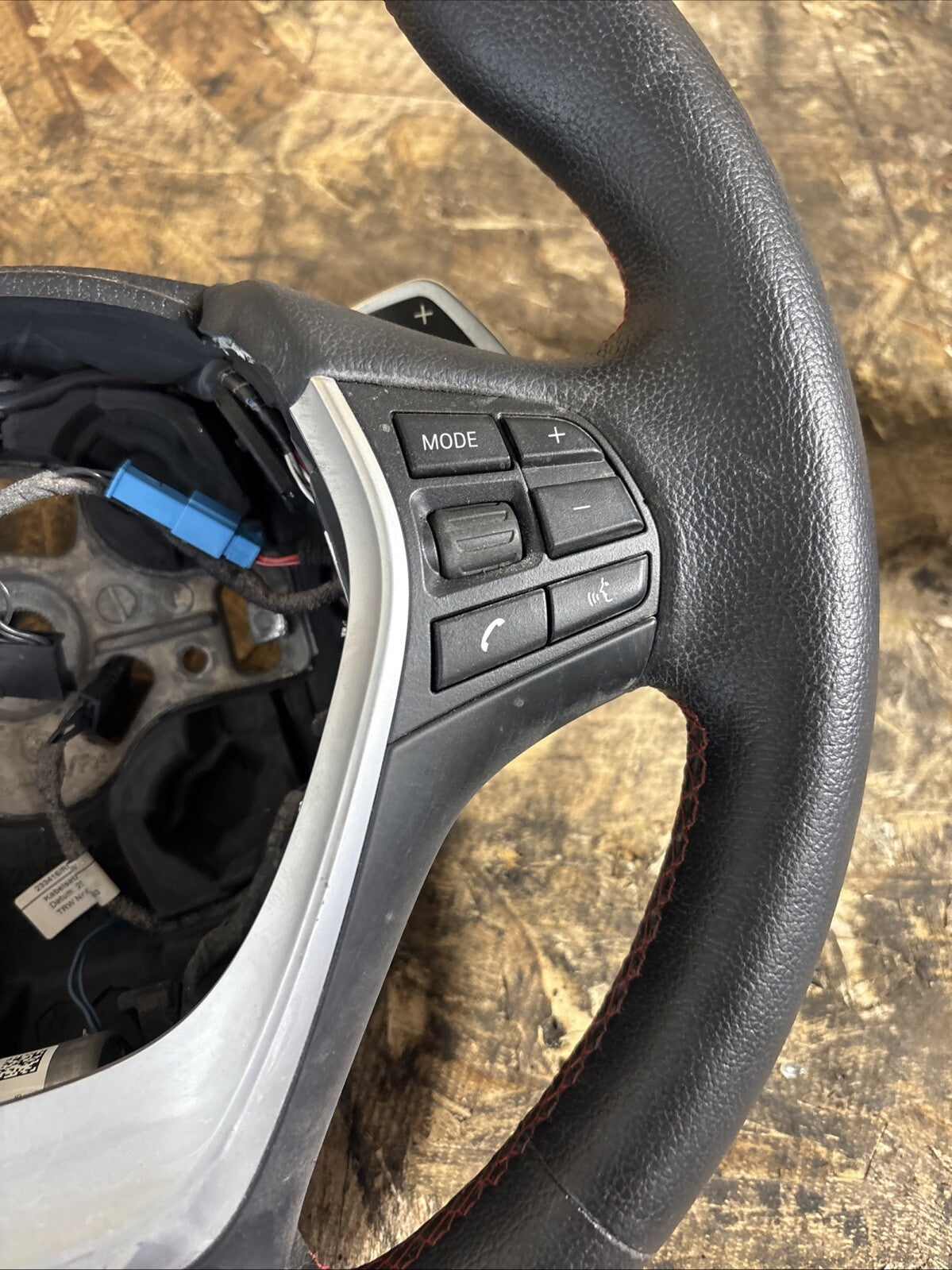 2010-2020 BMW F20 F30 F31 F32 F33 F36 COUPE STEERING WHEEL LEATHER W/ SWITCHES
