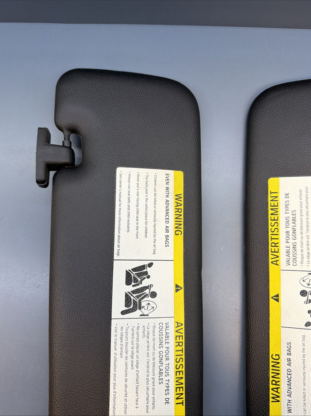 BMW E93 328i 335i Left/ Right Driver Convertible Interior Sun Visor SET 6905983