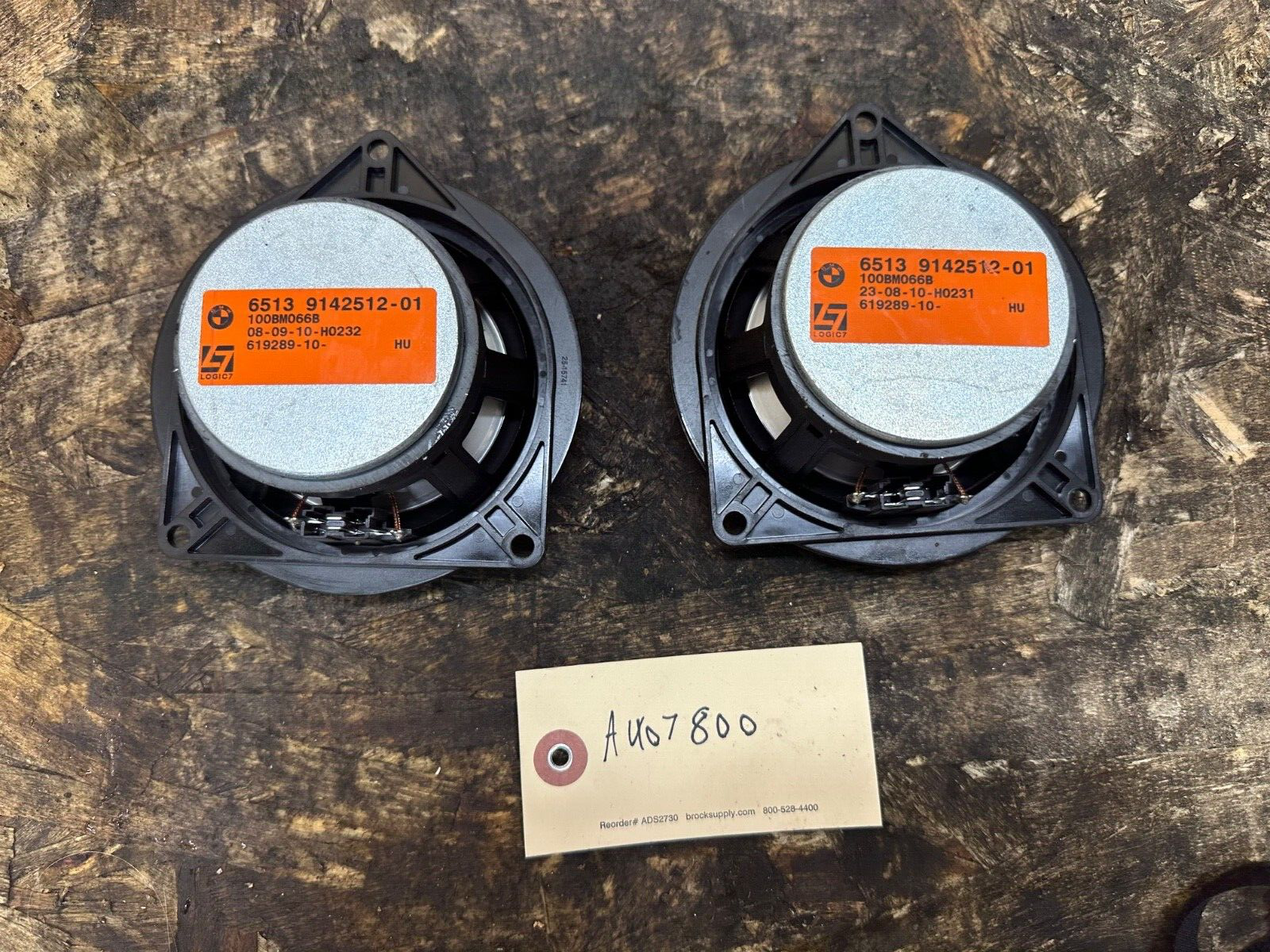 2006-2013 BMW E90 335xi DOOR MID RANGE SPEAKER SET OF 2 OEM BMW 9142512
