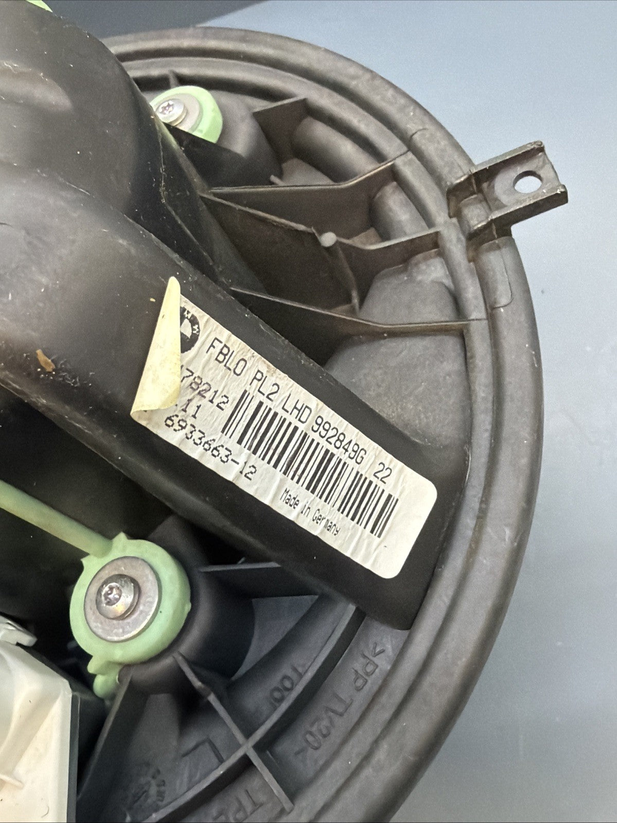 07- 13 BMW 328i 335i M3 E90 E92 E93 HEATER BLOWER MOTOR FAN 992849 OEM