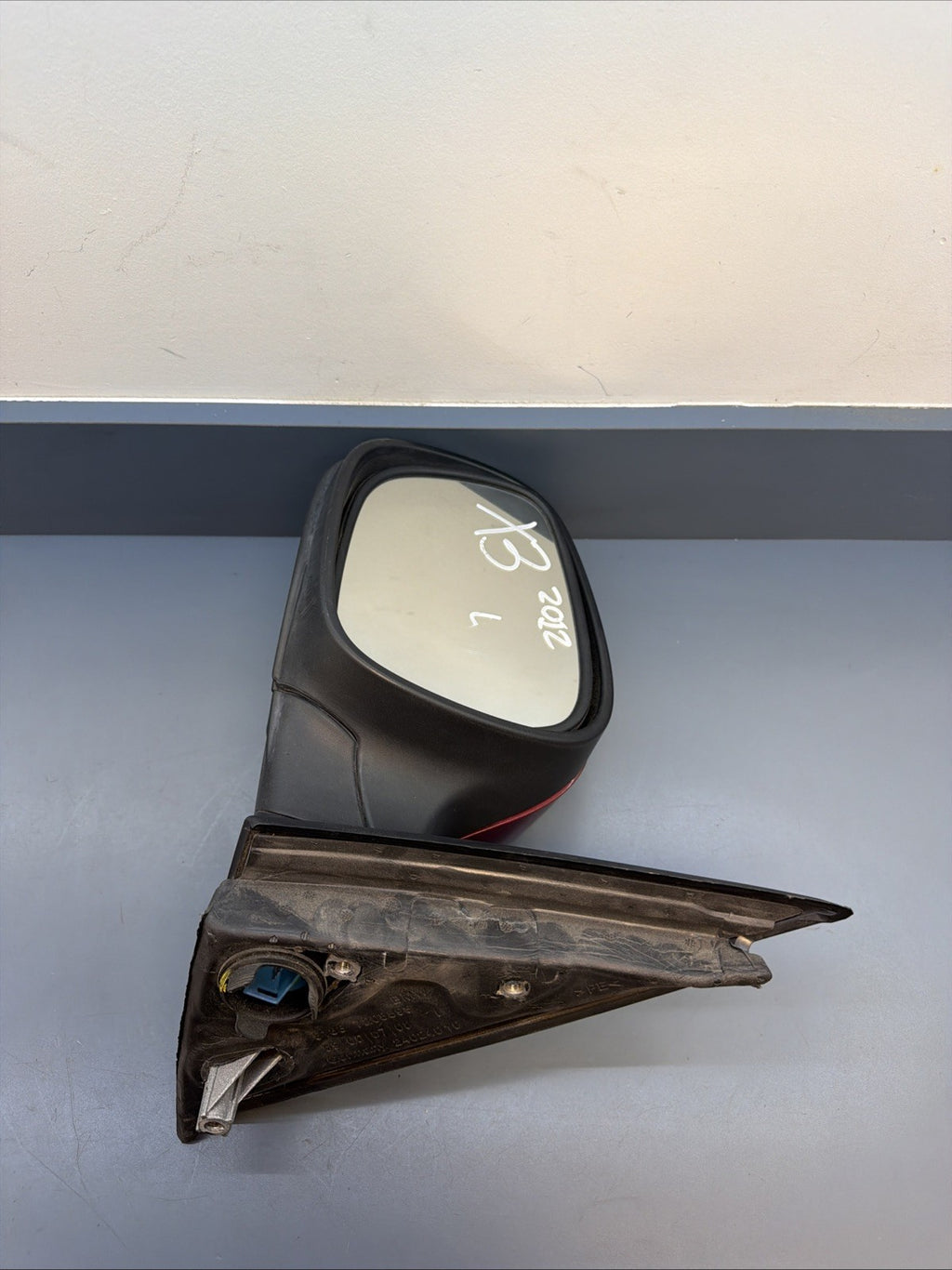 11-14 BMW X3 F25 LEFT DRIVER SIDE HEATED AUTODIM MIRROR RED 7205445