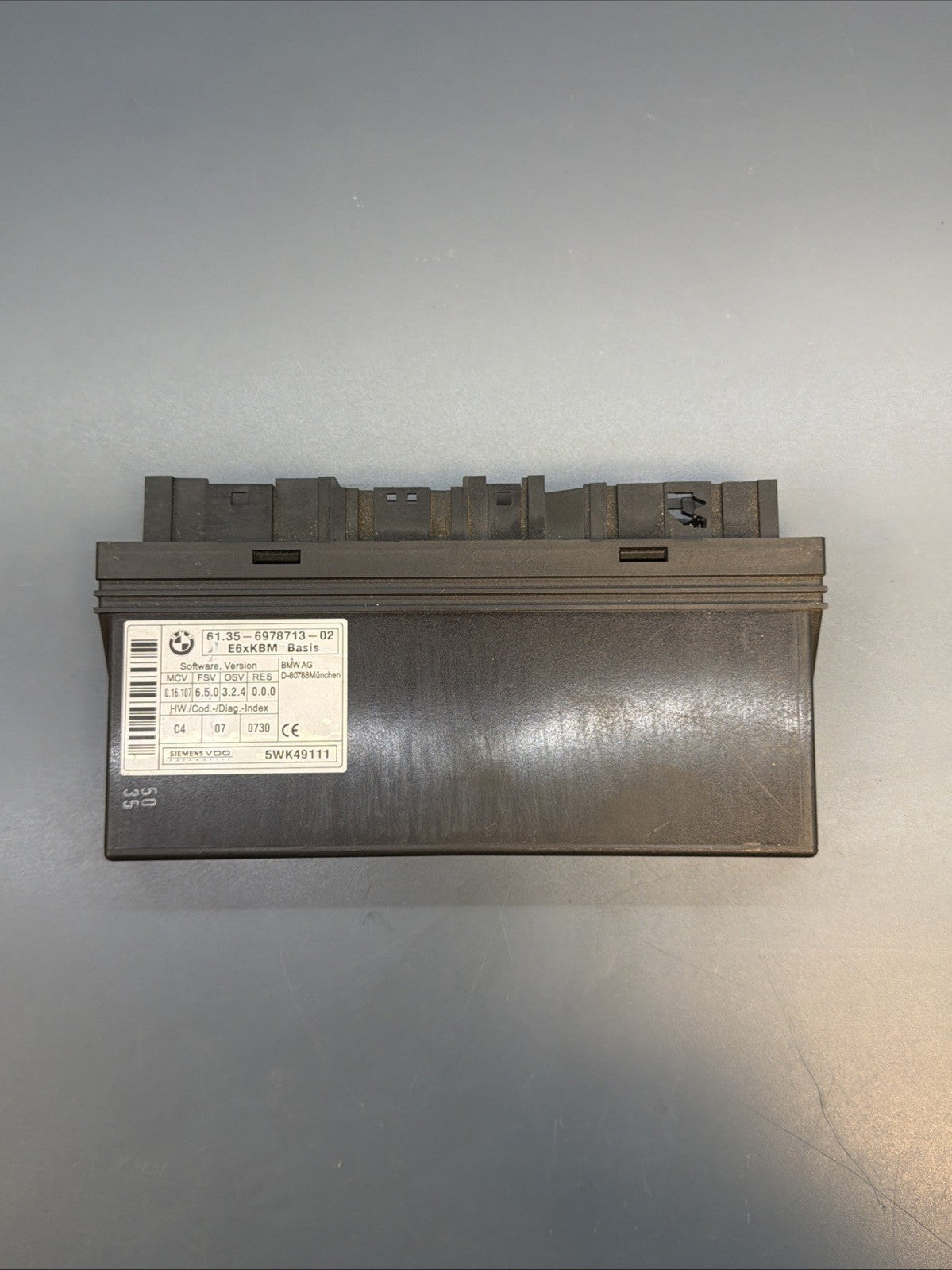BMW E60 550I 545I 535I M5 M6 650I 646I BODY CONTROL MODULE OEM 6978713