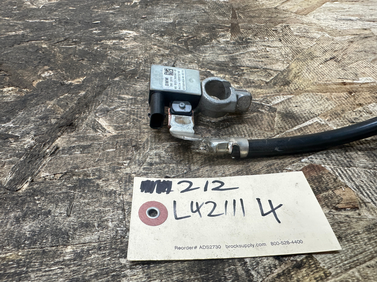 BMW 01-13 E93 E60 E70 E71 3/5 SERIES X5 X6 INTELLIGENT NEGATIVE BATTERY 7603567