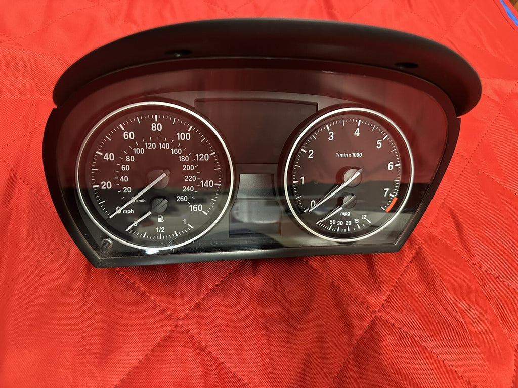 06-12 BMW SPEEDOMETER INSTRUMENT CLUSTER E90 E92 E93 3-Series OEM 9166837