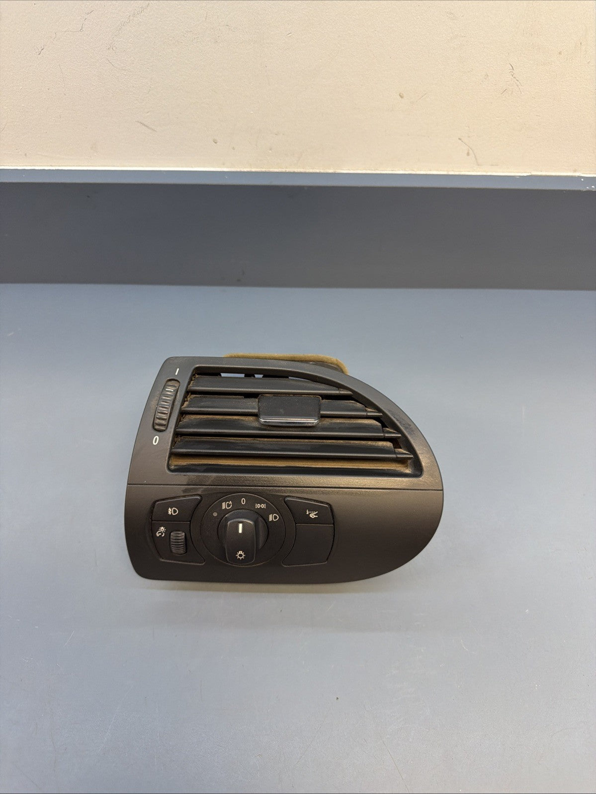 06-10 BMW 650I E64 E63 DASHBOARD HEADLIGHT LAMP SWITCH W/ AIR VENT GRILL 7009271