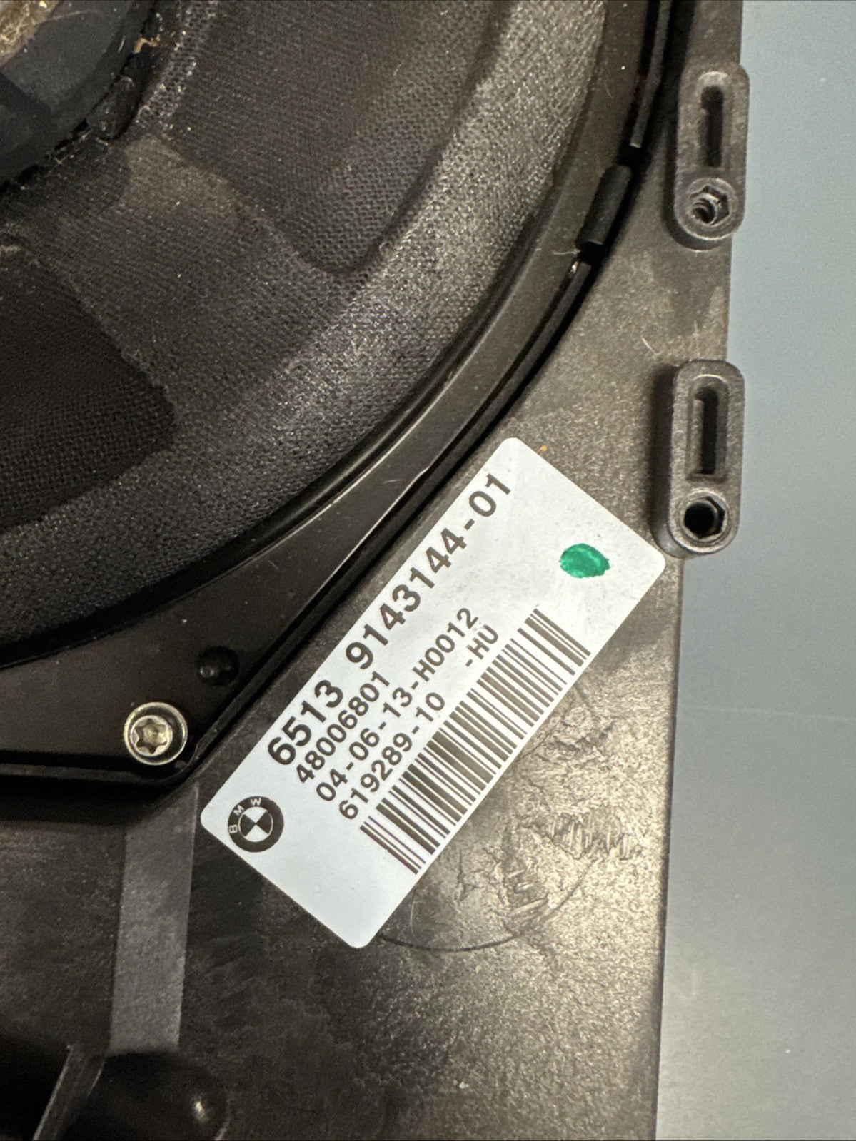08-13 BMW E82 E88 135I FRONT LEFT & RIGHT HI-FI AUDIO SUBWOOFER SET OEM 9143143