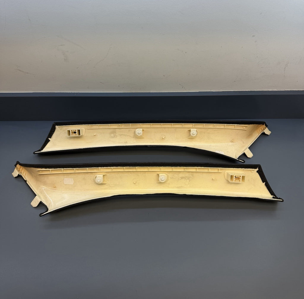 BMW 5 SERIES F10 F11 A PILLAR COVER TRIM SET LEFT RIGHT 9116348 9116347 BLACK