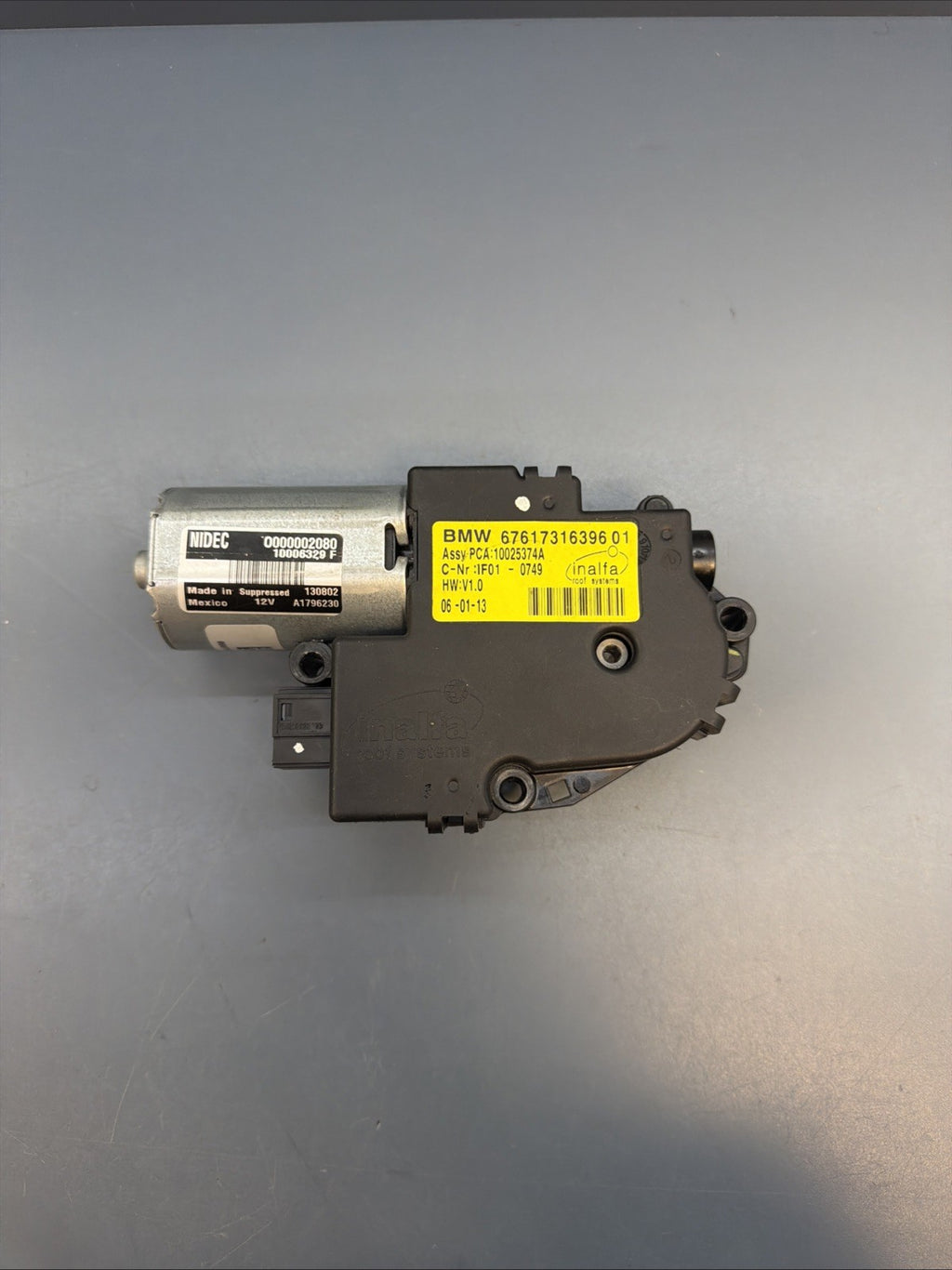 2011-2018 BMW X1 X3 X4 X5 Panoramic Sunroof Drive Motor 7316396 OEM