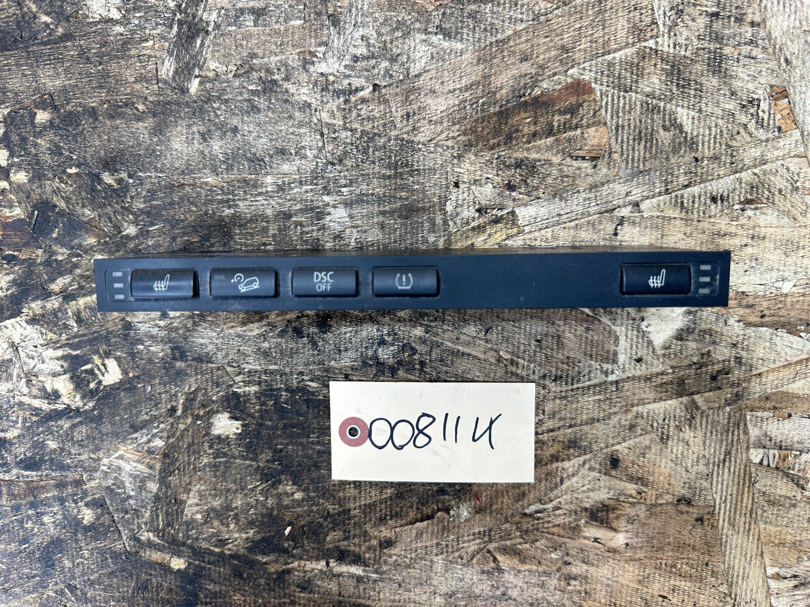 BMW 03-10 X3 CENTER CONSOLE HEATED SEATS TPS DSC HILL DESCENT SWITCHES 3415618