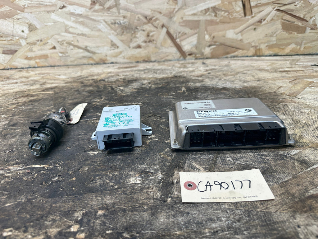 BMW 95-03 3 5 7 SERIES Z3 M52 ENGINE ECU+CAS+KEY VIN MATCHED SET 7500255 MS42