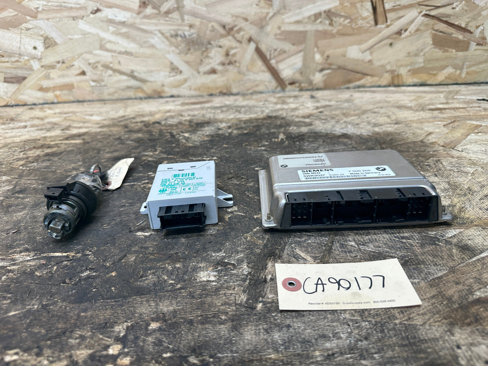 BMW 95-03 3 5 7 SERIES Z3 M52 ENGINE ECU+CAS+KEY VIN MATCHED SET 7500255 MS42