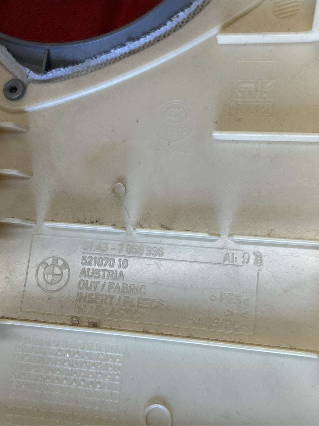 06-12 BMW E90 E91 328i UPPER B PILLAR TRIM LEFT & RIGHT 7058335 7058336