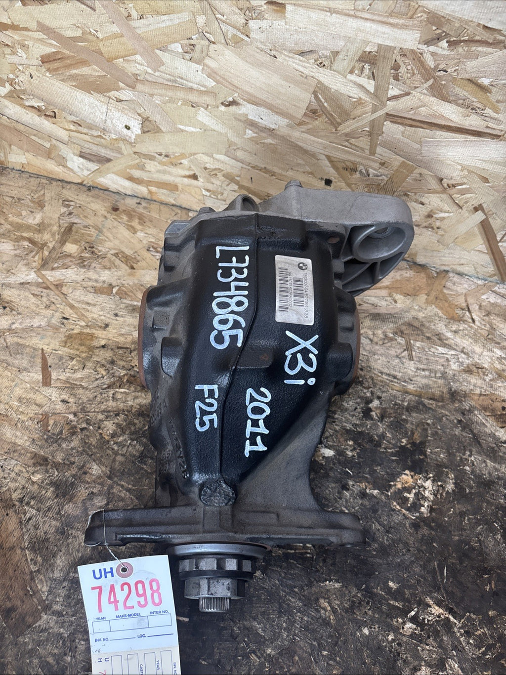 BMW REAR DIFFERENTIAL 3 SERIES 3.38 FINAL DRIVE 3310 7636994 AWD