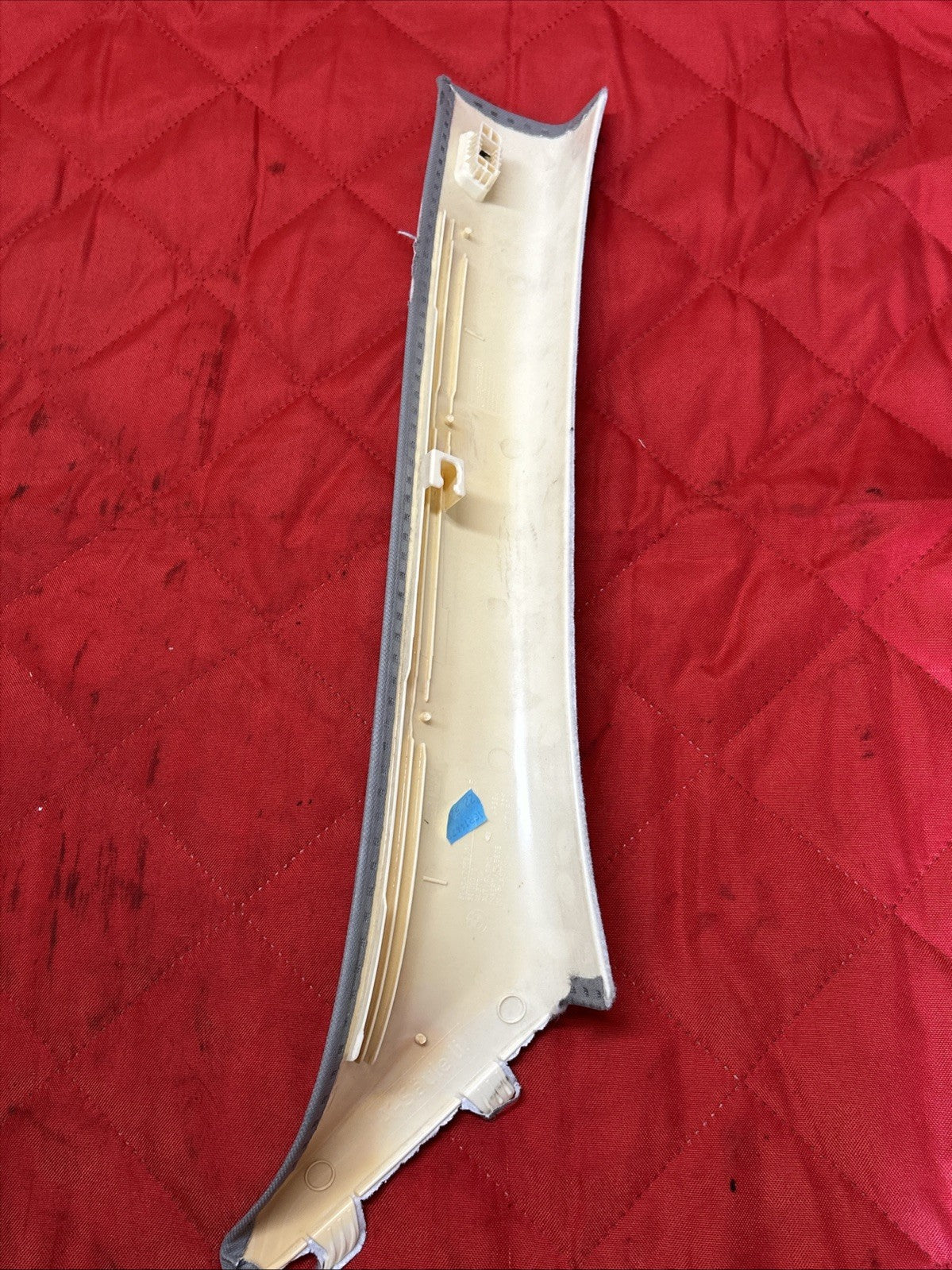 07-11 BMW 335xi 328xi E90 E91 Sedan Front Left A Pillar Cover Trim Gray 7058331