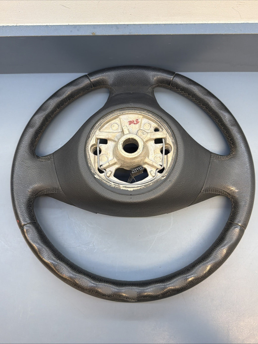 BMW 2006-2012 E90 E9X 3 SERIES BLACK LEATHER STEERING WHEEL OEM 3375E901