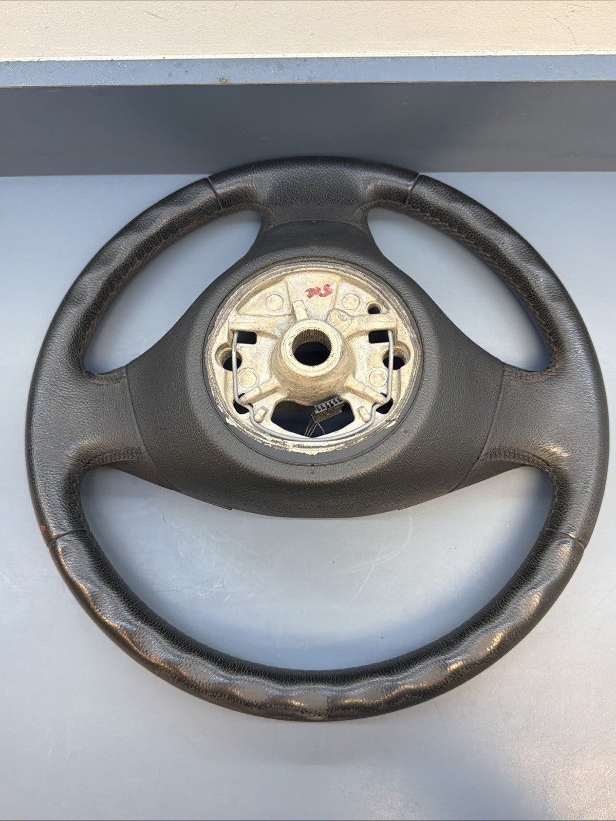 BMW 2006-2012 E90 E9X 3 SERIES BLACK LEATHER STEERING WHEEL OEM 3375E901