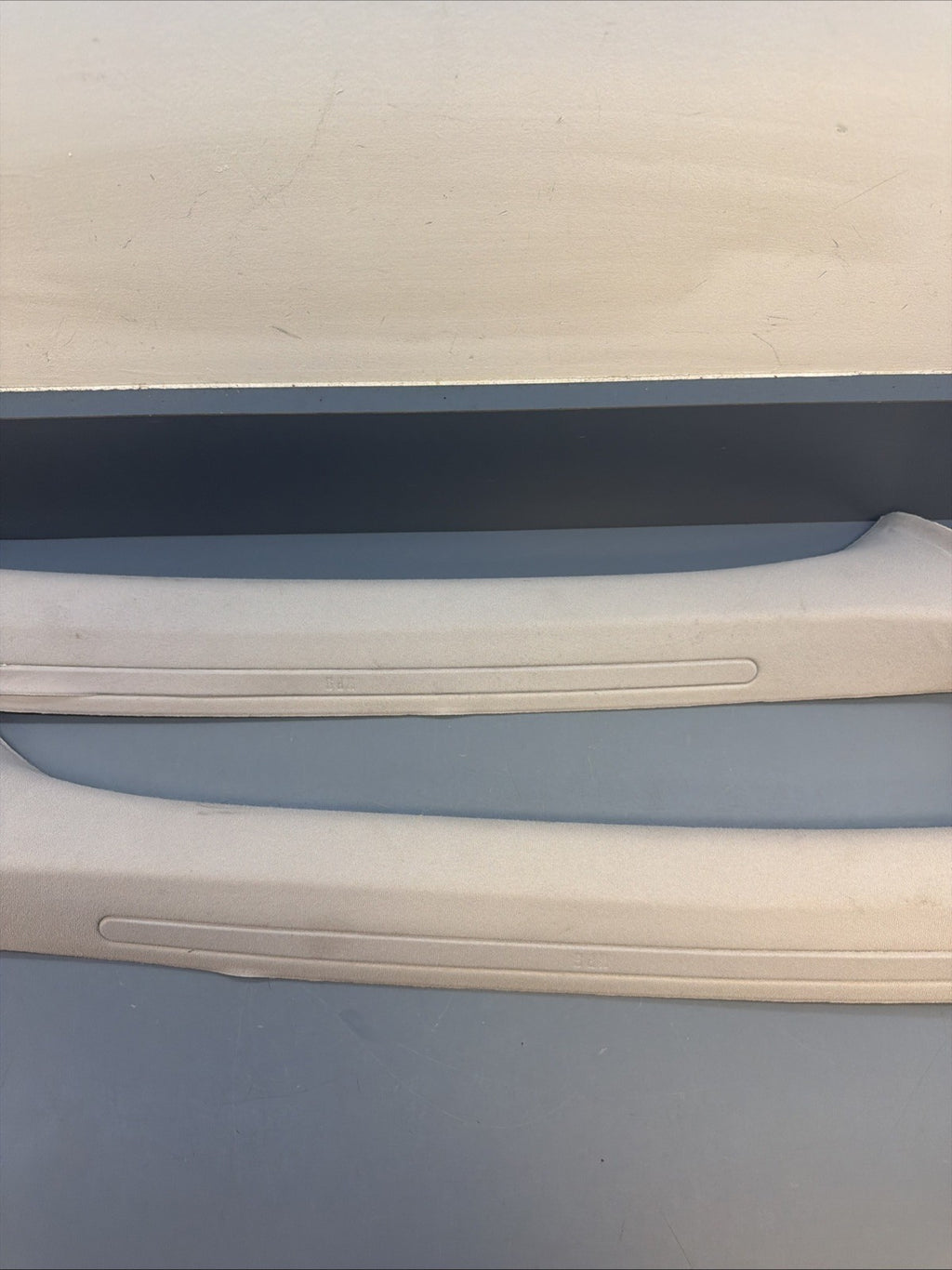 01-06 BMW E46 SEDAN Front Left & Right A Pillar Trim 8220240 8220239 Grey