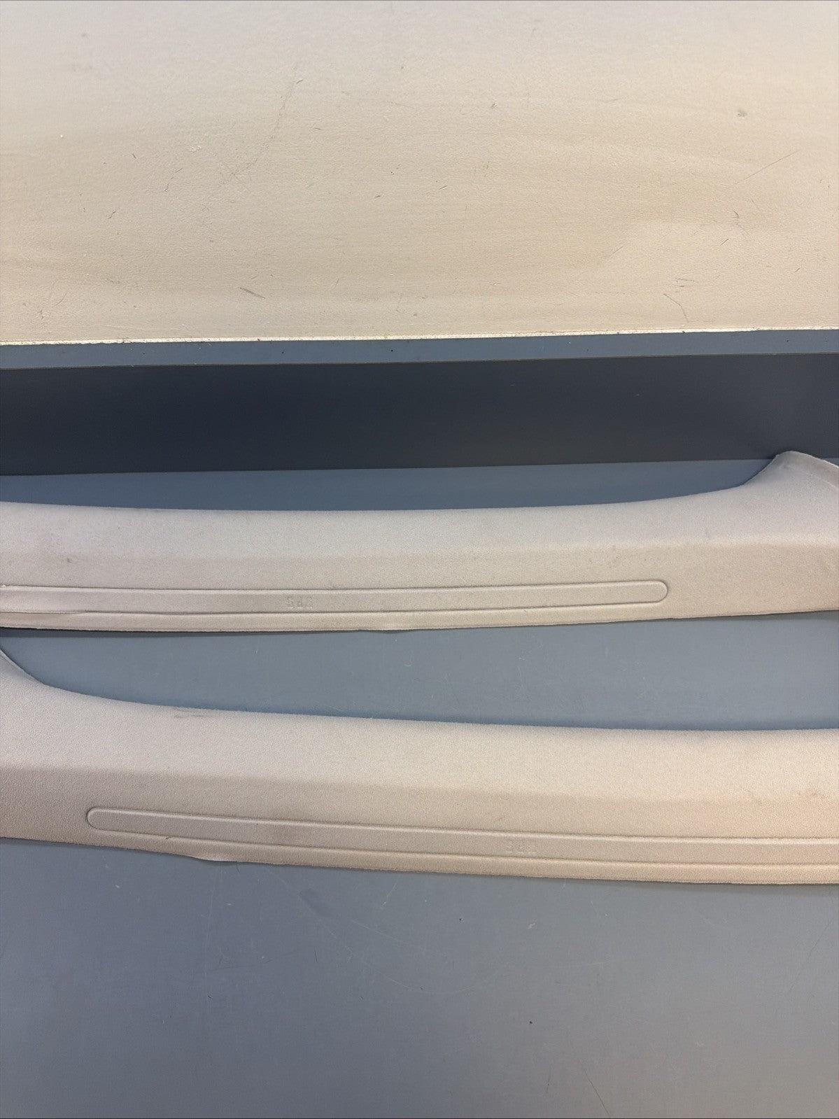 01-06 BMW E46 SEDAN Front Left & Right A Pillar Trim 8220240 8220239 Grey